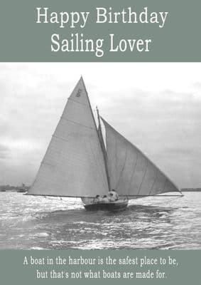 Happy Birthday Sailing Lover - 1