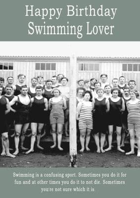 Happy Birthday Swimming Lover - 1