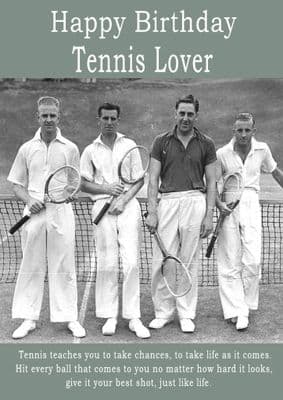 Happy Birthday Tennis Lover - 1