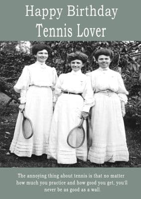 Happy Birthday Tennis Lover - 2
