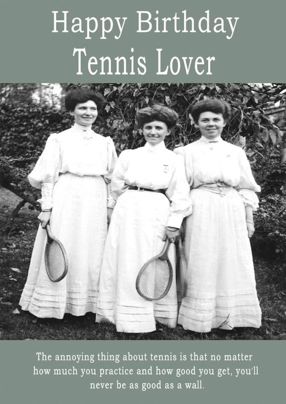 Happy Birthday Tennis Lover - 2