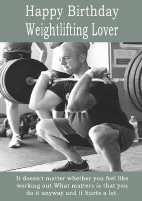 Happy Birthday Weightlifting Lover - 1