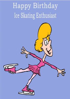 Ice Skating-Happy Birthday 1