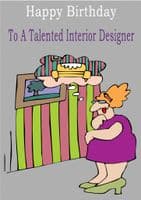 Interior Designer - Greeting Card