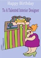 Interior Designer - Greeting Card