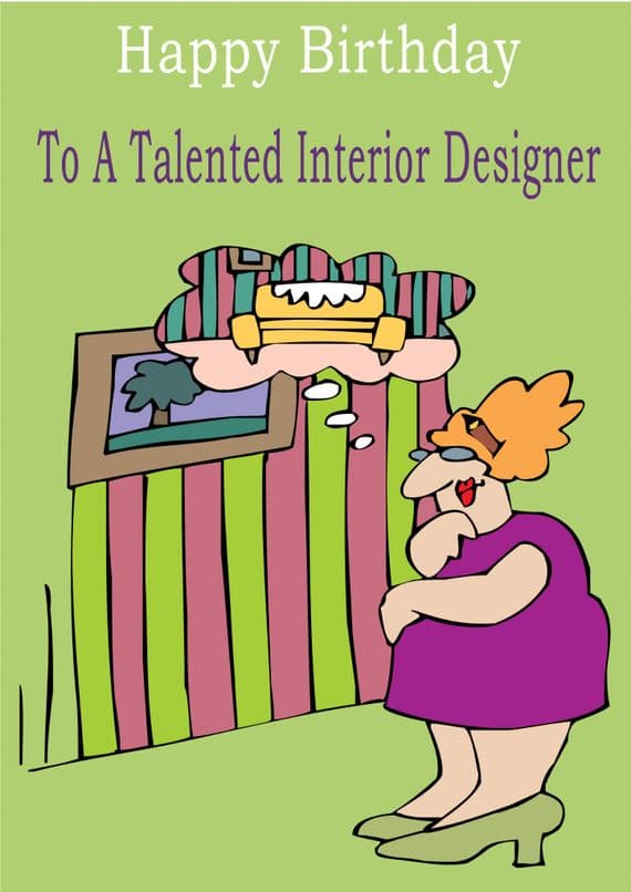 Interior Designer - Greeting Card