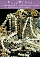 Jewellery-Birthday Card