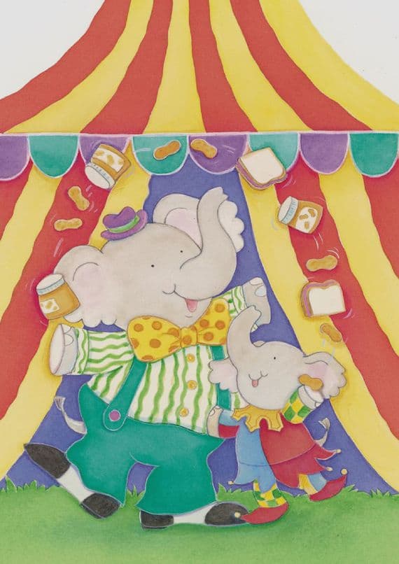 JUGGLING ELEPHANT
