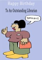 Librarian - Greeting Card