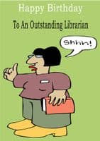 Librarian - Greeting Card