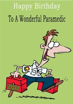 Paramedic - Greeting Card