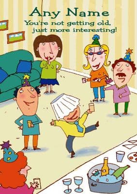 Partying Birthday Card