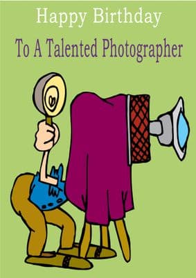 Photographer - Greeting Card