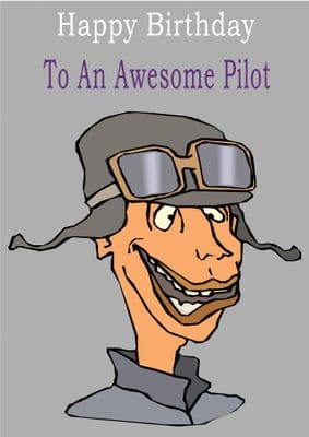 Pilot - Greeting Card