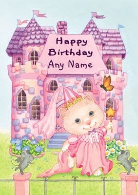 Princess Birthday Card