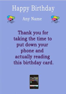 Putting Down Your Phone