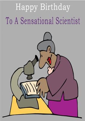 Scientist - Greeting Card