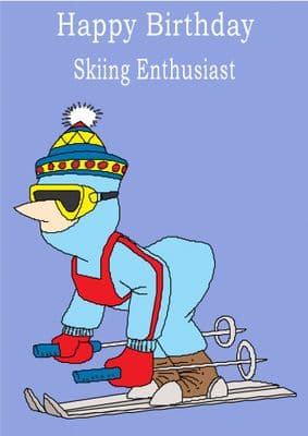 Skiing-Happy Birthday 1