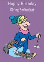 Skiing-Happy Birthday 2