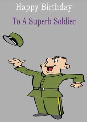 Soldier - Greeting Card