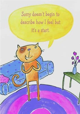 Sorry - Cat Near Sofa