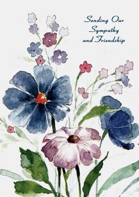 Sympathy - Pansy Flowers