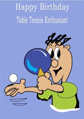 Table Tennis-Happy Birthday 1