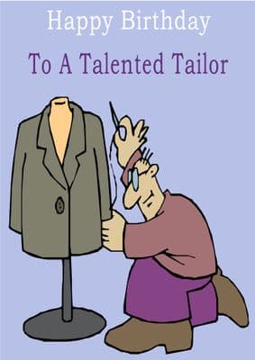 Tailor - Greeting Card