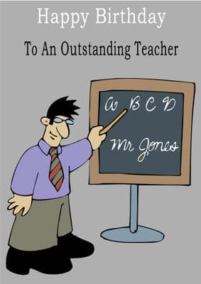 Teacher - Greeting Card