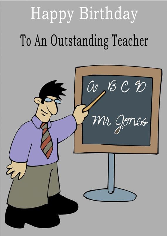 Teacher - Greeting Card