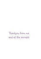 Thank you - Child - Animals