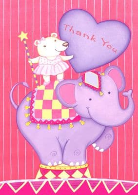 Thank you - Child - Pink Circus