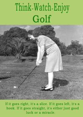 Think - Watch - Enjoy Golf - 3