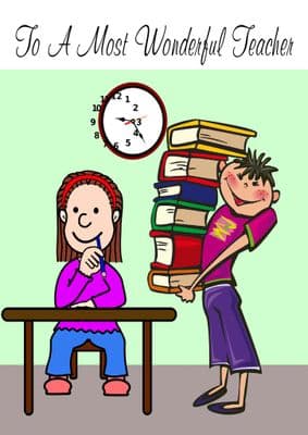 TO A MOST WONDERFUL TEACHER