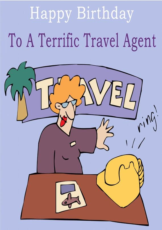 Travel Agent - Greeting Card