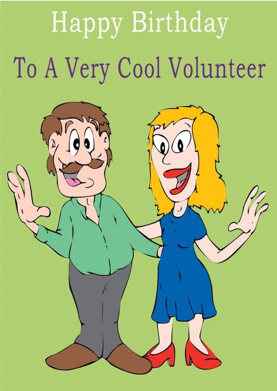 Volunteer - Greeting Card