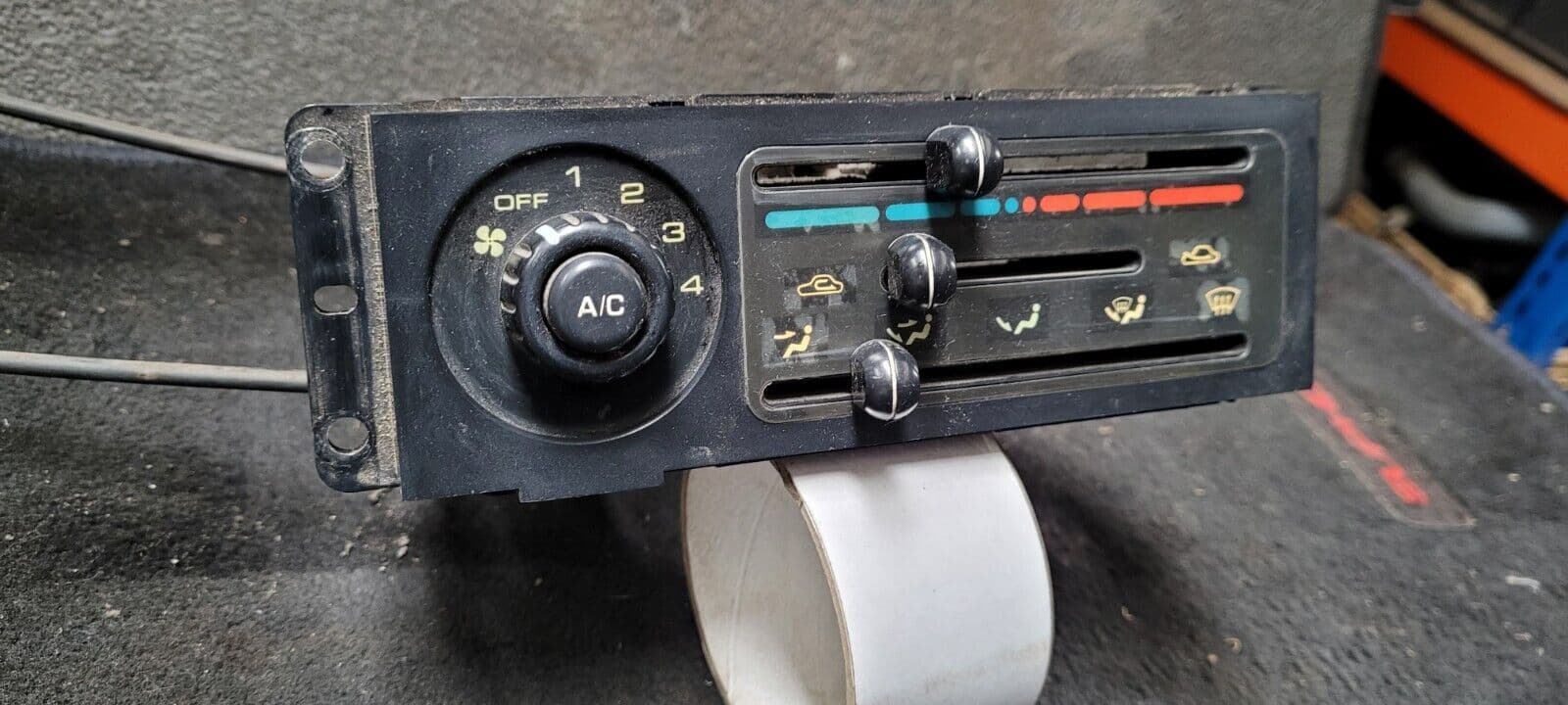MAZDA MX5 EUNOS MK1 1989 -1997 HEATER CONTROL PANEL A/C WITH AIR CON ...
