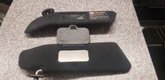 MAZDA MX5 EUNOS (MK2 / 2.5 1998 - 2005 ) SUN VISORS - PAIR - WITH VANITY MIRRORS