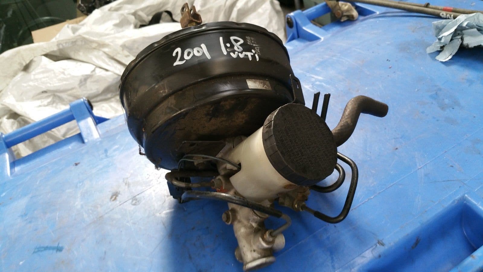 MAZDA MX5 EUNOS MK2 5 2001 05 BRAKE MASTER CYLINDER SERVO UNIT WITH ABS
