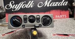 MAZDA MX5 HEATER CONTROLS (MK2 1998 -2005) AIR CON PANEL  SILVER A/C 2004 2003