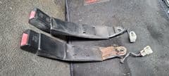 MAZDA MX5 SEAT BELT CLASPS / STALKS - LONG TYPE - EUNOS (MK1 1989 to 1997) PAIR