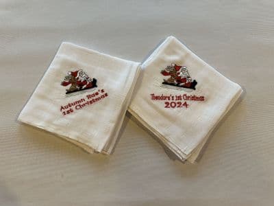 1st  Christmas Muslin Cloth