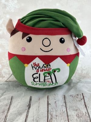 Embroidered Elf Squidgy - Under Elf Surveillance