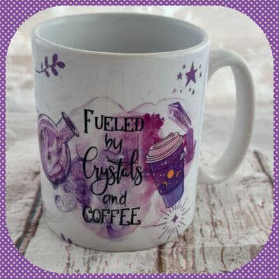 Fueled by crystals mug