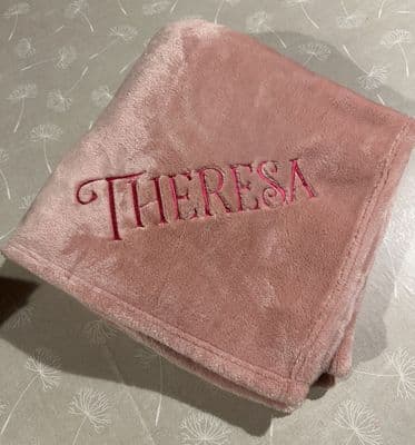 Large Plush Blanket - Personalised
