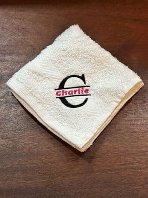 Personalised Initial Facecloth