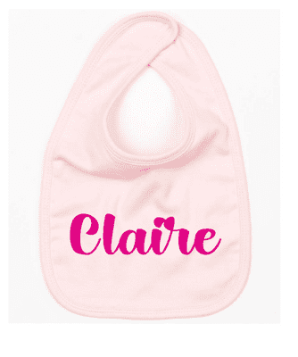 Personalised Printed Bib