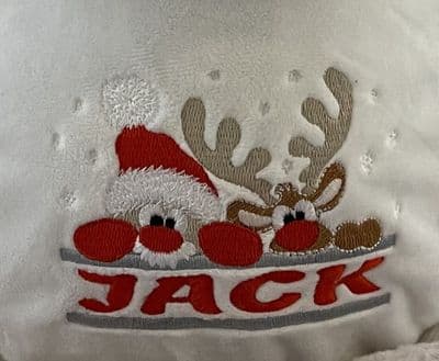 Santa Name Design - Choice of Toy