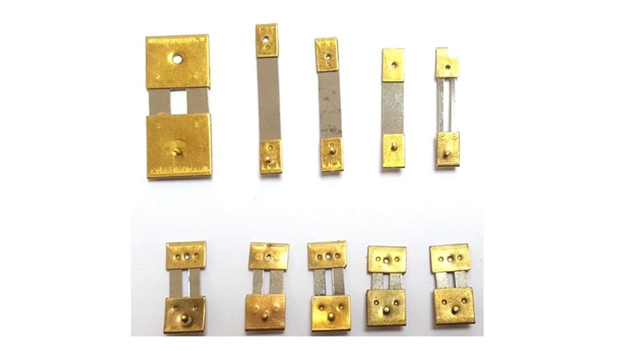 Brass Clock Pendulum Suspension Springs 10s