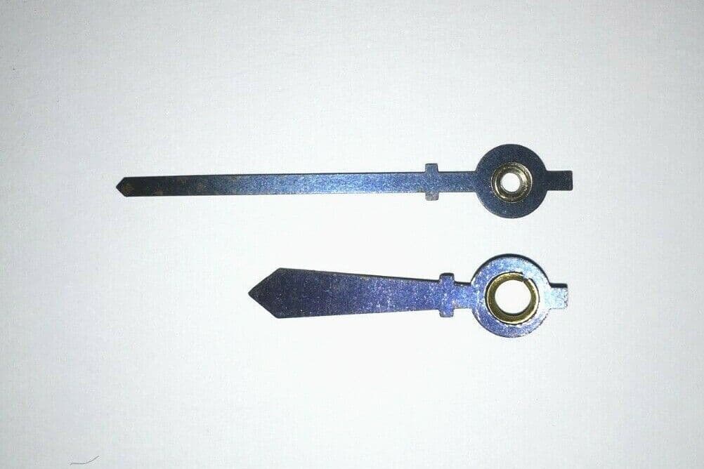 Replacement Blued Mechanical Clock Hands 41mm Baton BA41B